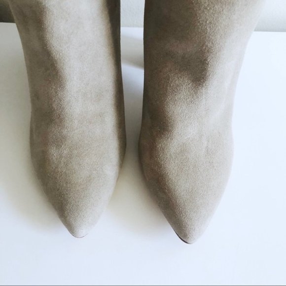 NEW Joie Laisha Knee High Suede Ruffle Boots Sz 7 - Picture 4 of 6